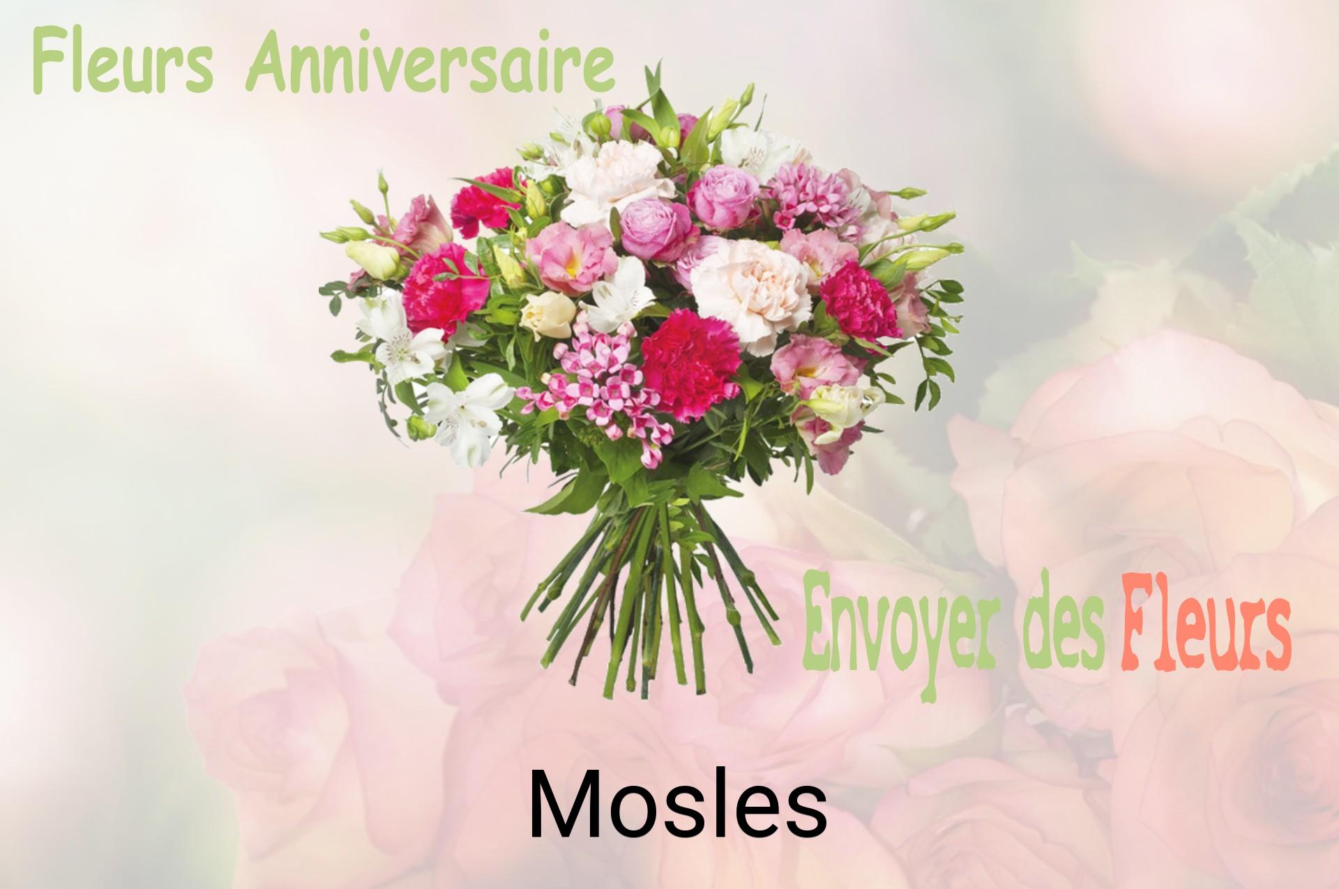 Bouquet de fleurs d’anniversaire livré à Mosles